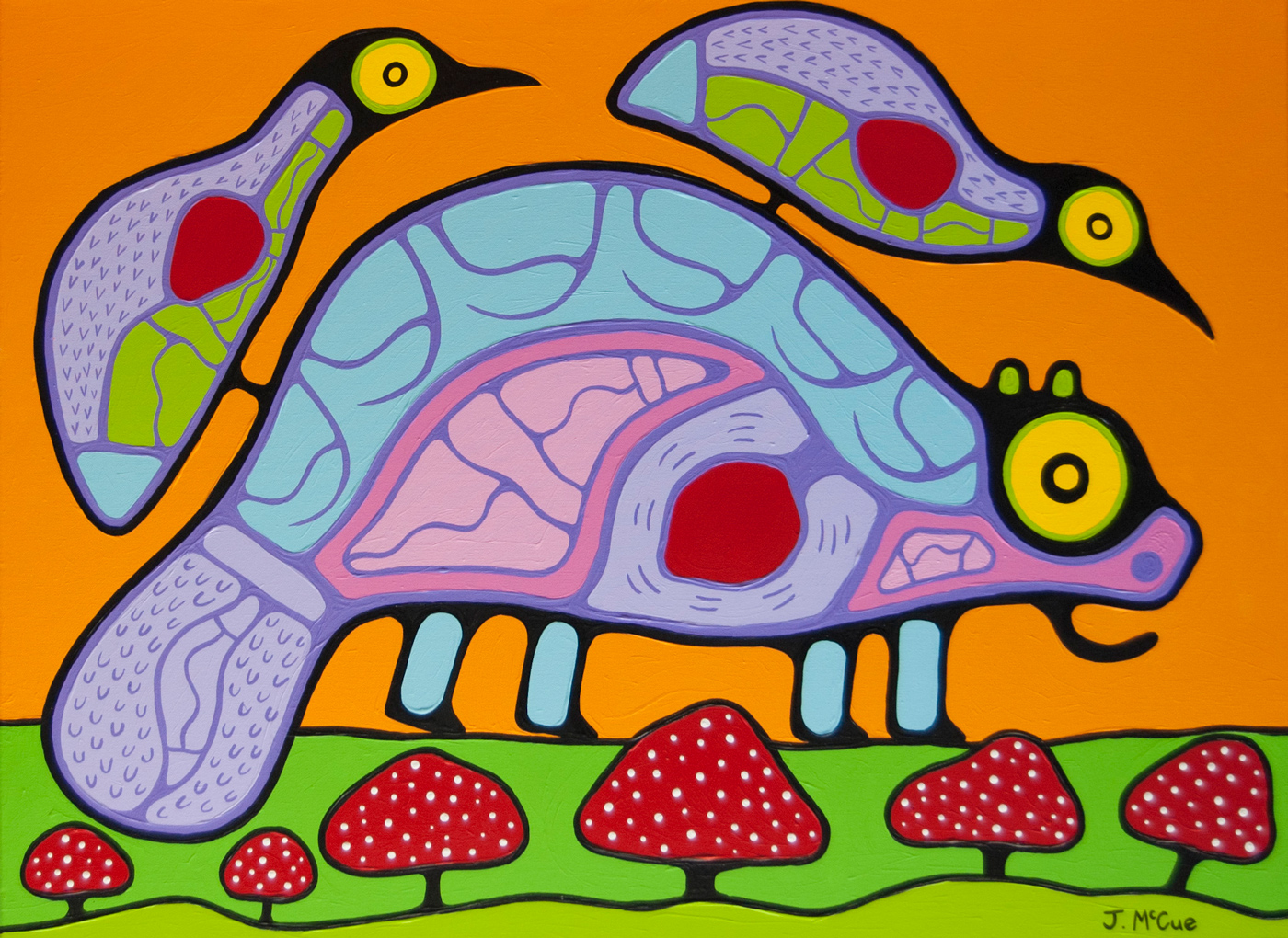 “Campbell Valley Autumn Equinox” Acrylic on canvas 30” x 40”